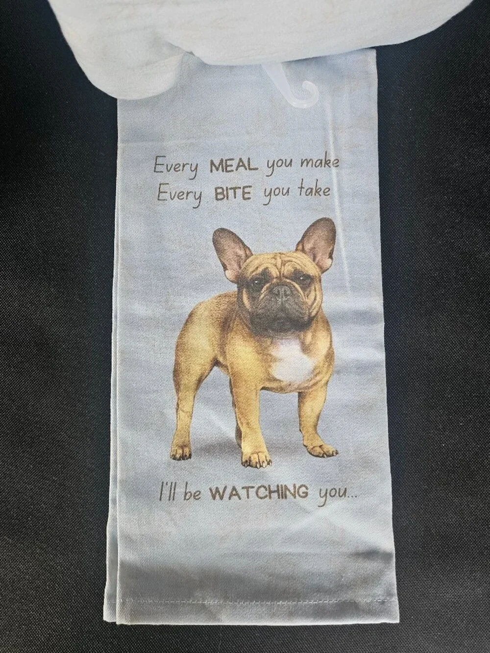 E & S Pets 3 Piece Kitchen Set French Bulldog Design NWT Tow Oven Mitt & Holder